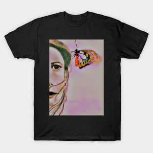 Butterfly  Girl T-Shirt